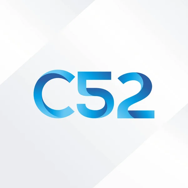 Joint letter logo C52 — Stock Vector