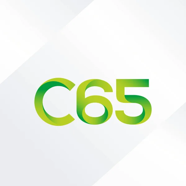 Gemeinsamer Brief logo c65 — Stockvektor