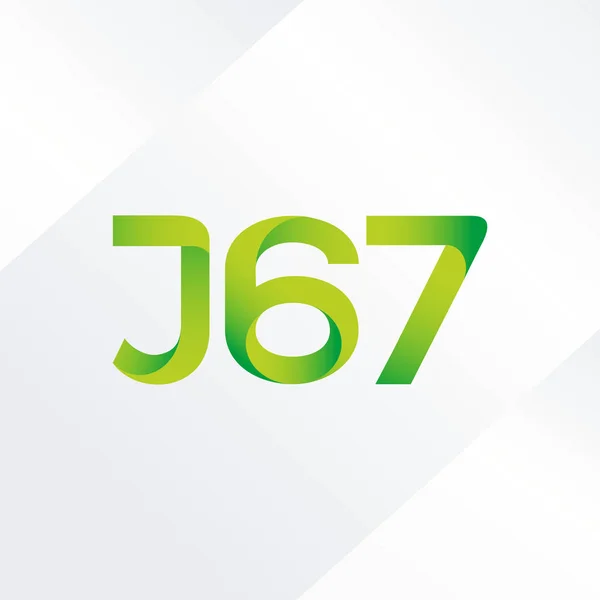 Wspólny list logo J67 — Wektor stockowy