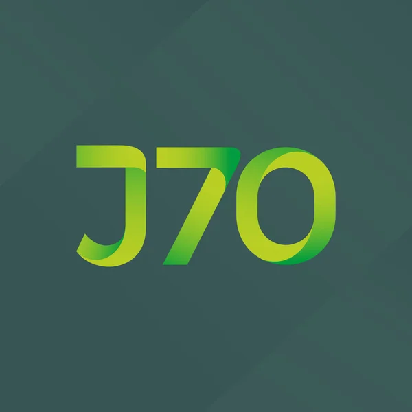 Společný dopis logo J70 — Stockový vektor
