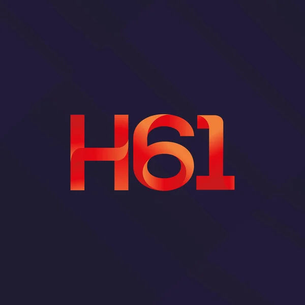 Логотип H61 — стоковый вектор