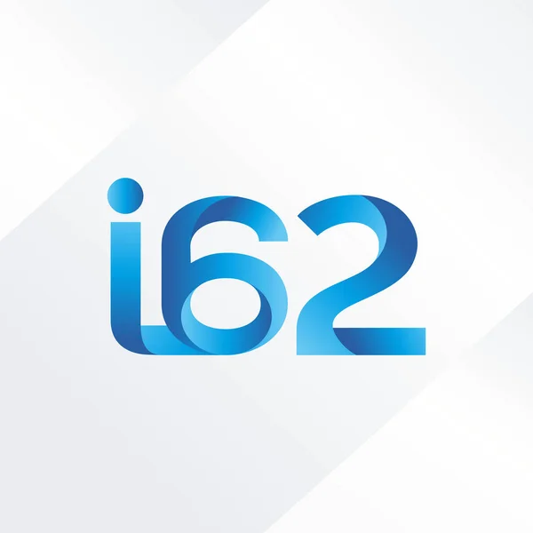 Lettre commune logo i62 — Image vectorielle