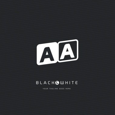AA harf logo