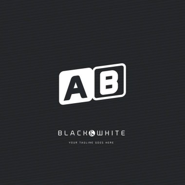 AB harf logo