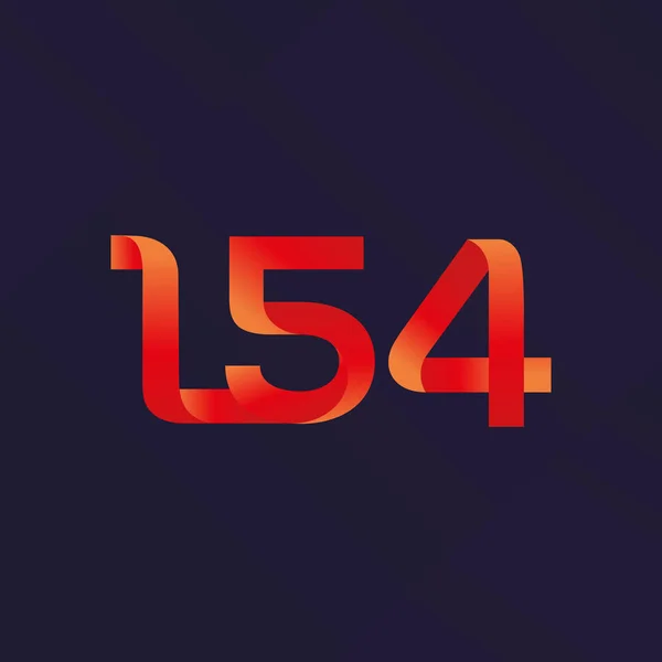 Gemeinsamer Brief logo l54 — Stockvektor