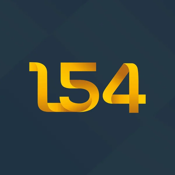 Wspólny list logo L54 — Wektor stockowy