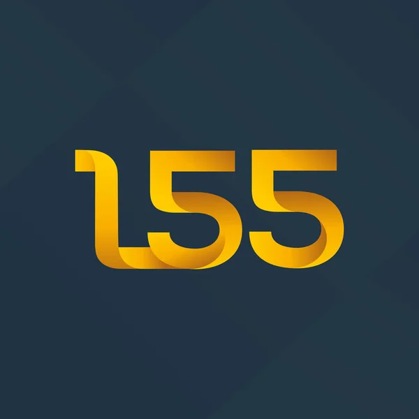 Logo común de la carta L55 — Vector de stock