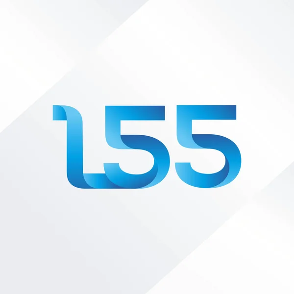 Lettre commune logo L55 — Image vectorielle