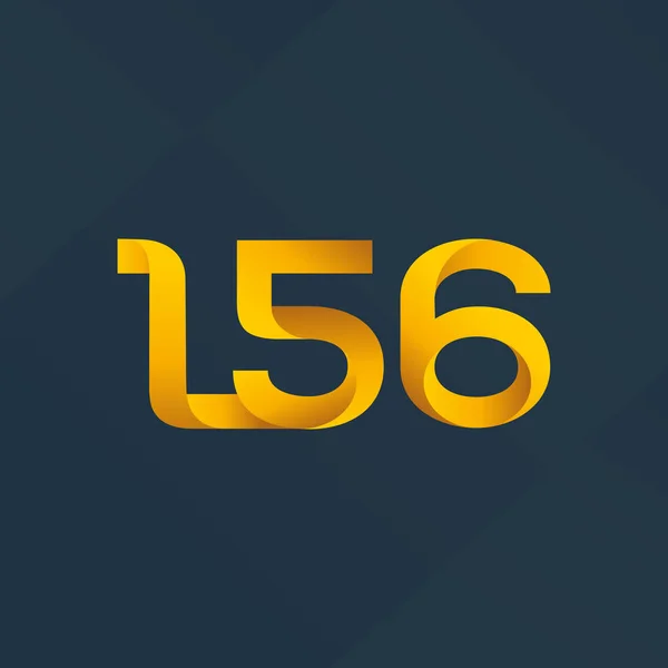 Gemeinsamer Brief logo l56 — Stockvektor