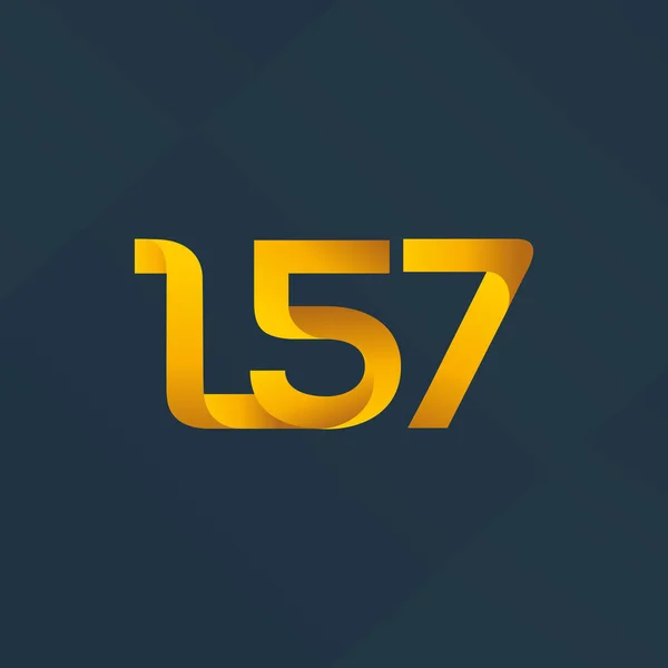 Logo común de la carta L57 — Vector de stock