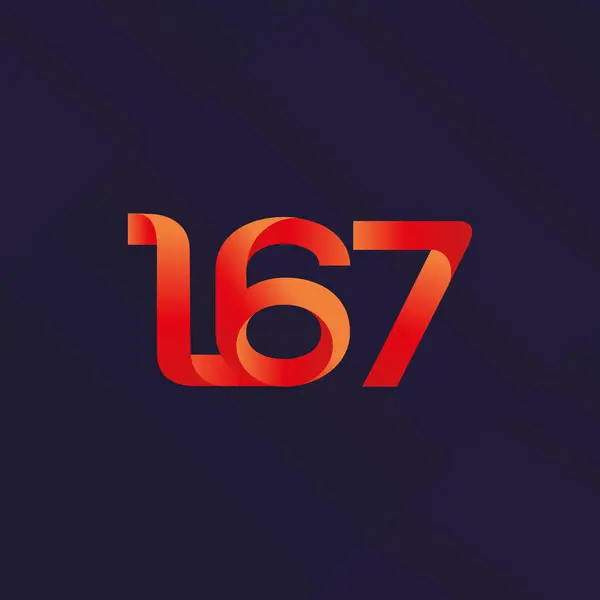 Logo común de la carta L67 — Vector de stock