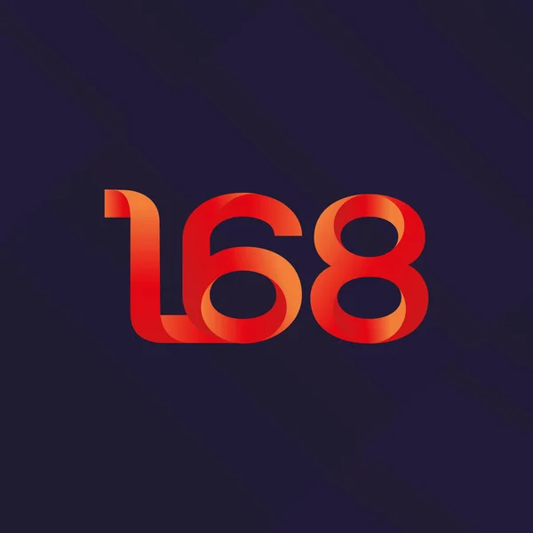 Lettre commune logo L68 — Image vectorielle