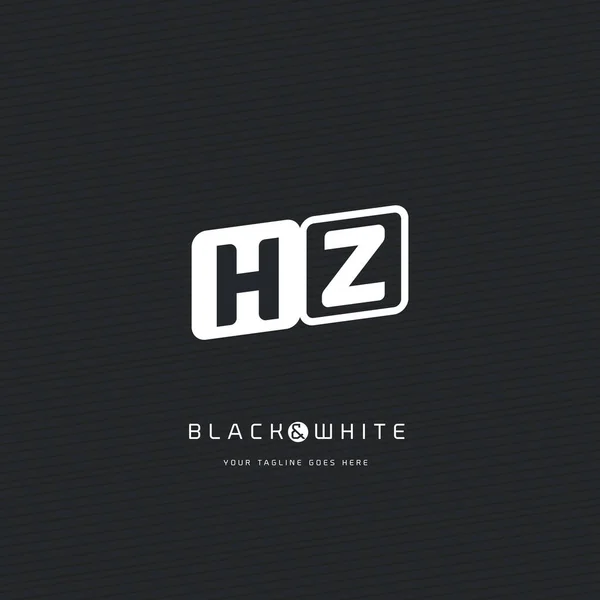 Λογότυπο γράμματα Hz — Διανυσματικό Αρχείο