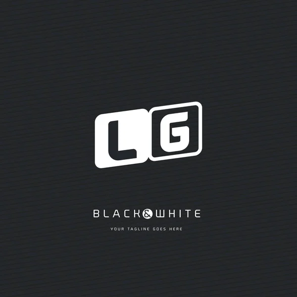 LG letters logo — Stock Vector