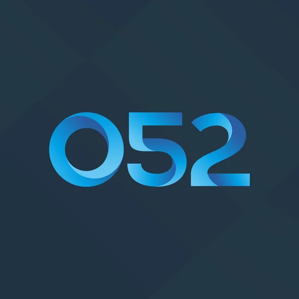 Логотип O52 — стоковый вектор
