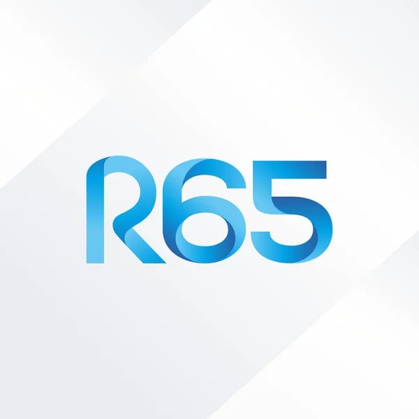 Joint letter logo R65 — Stock Vector