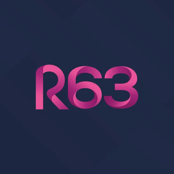 Joint letter logo R63 — Stock Vector