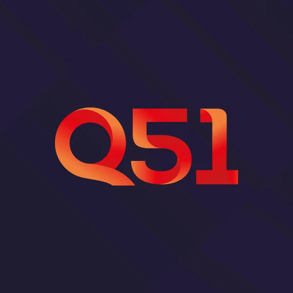 Κοινή επιστολή λογότυπο Q 51 — Διανυσματικό Αρχείο