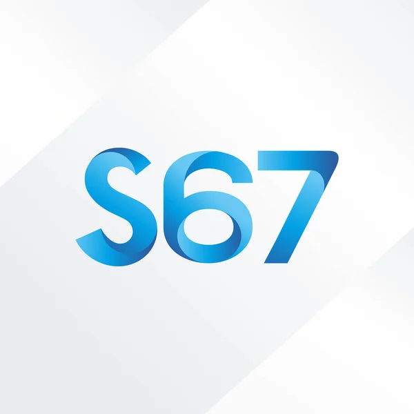 Wspólny list logo S67 — Wektor stockowy