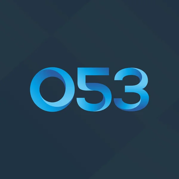 Logotipo da carta comum O53 —  Vetores de Stock