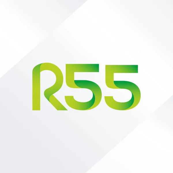 Joint letter logo R 55 — Stock Vector