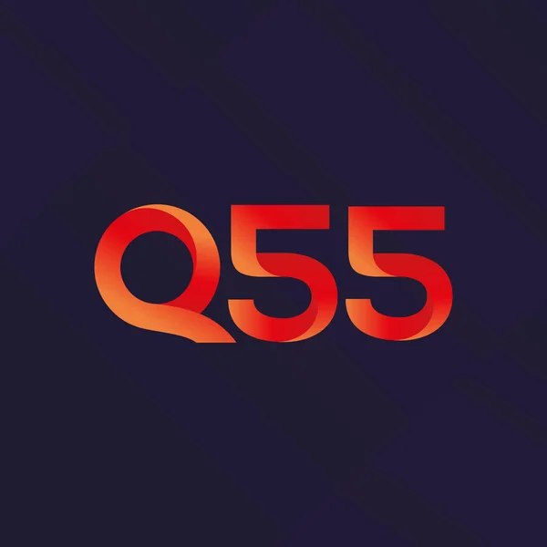 Κοινή επιστολή λογότυπο Q 55 — Διανυσματικό Αρχείο