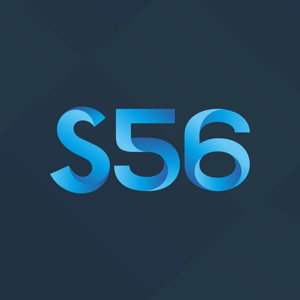 Logotipo da carta comum S56 —  Vetores de Stock