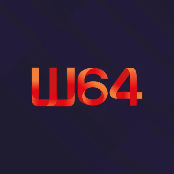 Közös levelet logó W64 — Stock Vector