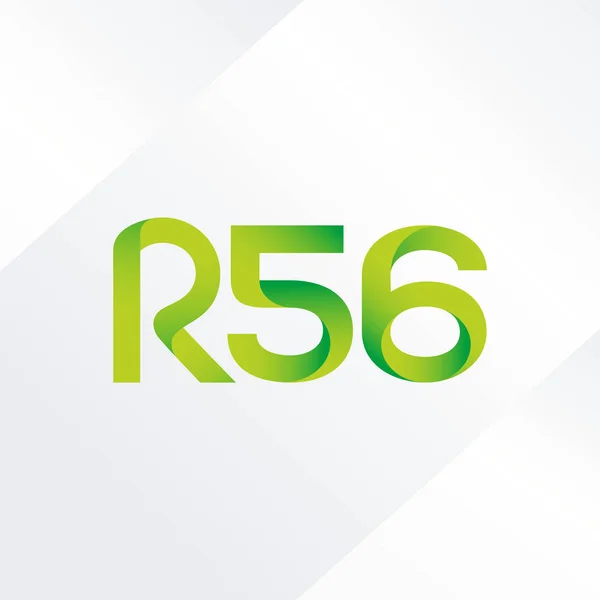 Joint letter logo R 56 — Stock Vector