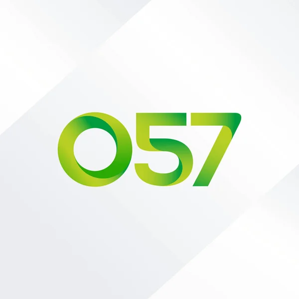 Joint letter logo O57 — Stock Vector