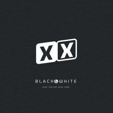 Xx harf Logo kartvizit 