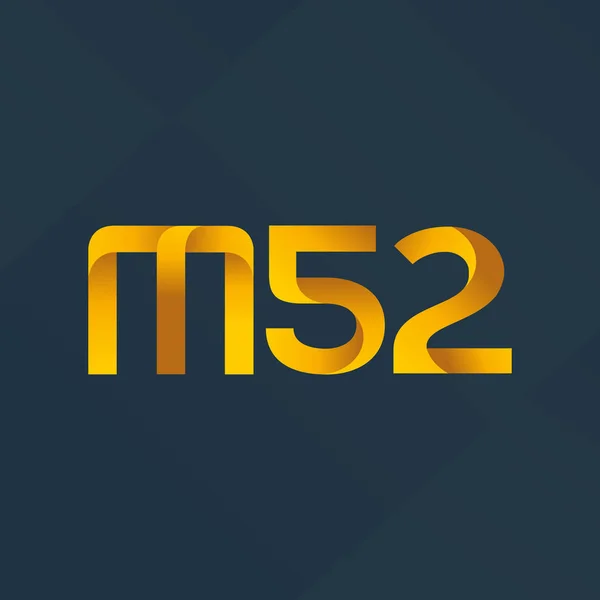 Logo de la carta conjunta M52 — Vector de stock