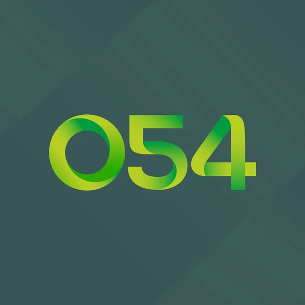 共同書簡ロゴ O54 — ストックベクタ