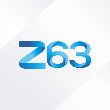 Ortak mektup ve sayı logosu Z63