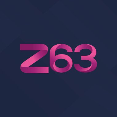 Ortak mektup ve sayı logosu Z63