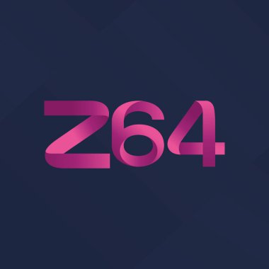 Ortak mektup ve sayı logosu Z64