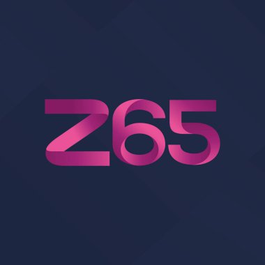 Ortak mektup ve sayı logosu Z65