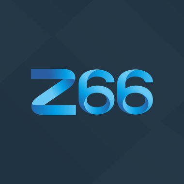 Ortak mektup ve sayı logosu Z66