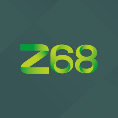 Ortak mektup ve sayı logosu Z68
