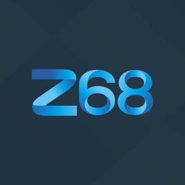 Ortak mektup ve sayı logosu Z68
