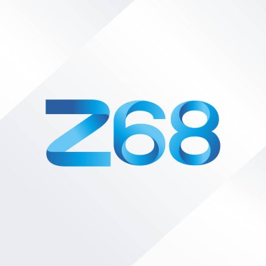 Ortak mektup ve sayı logosu Z68