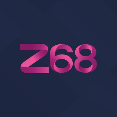 Ortak mektup ve sayı logosu Z68