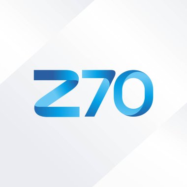 Ortak mektup ve sayı logosu Z70