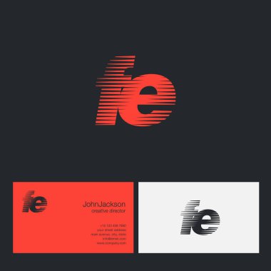 Bağlı Fe harf logo