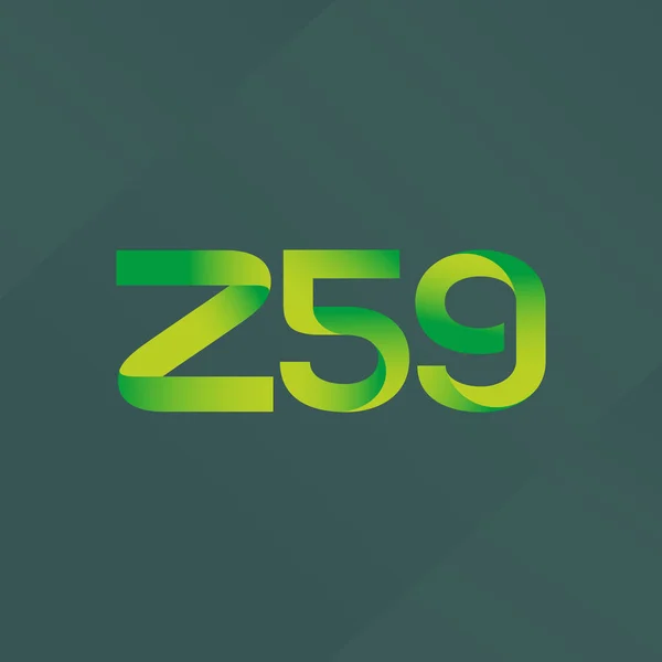 Joint letter logo Z59 — Stock Vector