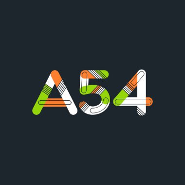 harf ve rakam logosu A54