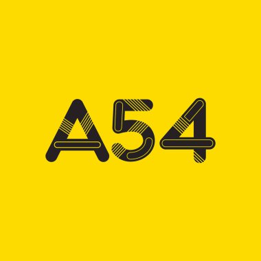 harf ve rakam logosu A54