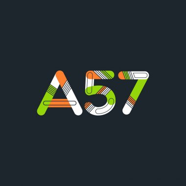 harf ve rakam logosu A57