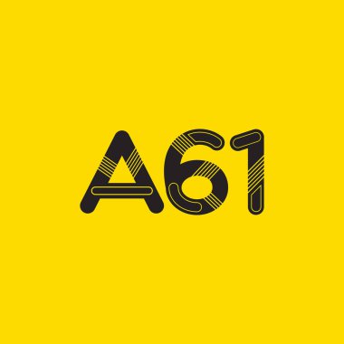 harf ve rakam logosu A61