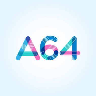 harf ve rakam logosu A64